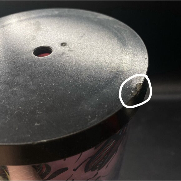 STARBUCKS Pink Beetle Bug Roach Mermaid Siren Logo Cold Cup Tumbler No Straw - Picture 2 of 8